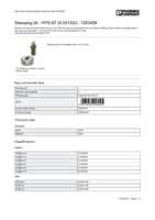 Datenblatt zu Phoenix Contact 1203408, EAN: 4017918018245