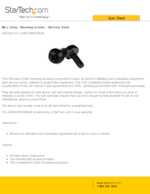 Datasheet for Startech.com CABSCRWSM62B, EAN: 0065030862172