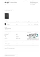 Datasheet for Gira 535010, EAN: 4010337774075