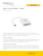Datasheet for Startech.com CDP2DVIW, EAN: 0065030863353