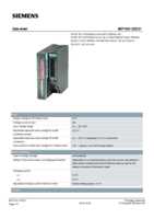 Datasheet for Siemens 6EP19312DC31, EAN: 4025515151029