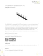 Datasheet for Startech.com CABLMANAGER2, EAN: 0065030783248
