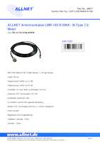 Datasheet for Allnet ANT-CAB-RSMA-N-700, EAN: 4038816008770