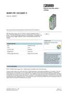 Datasheet for Phoenix Contact 2866750, EAN: 4046356113786