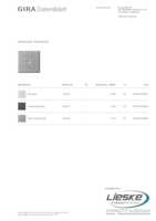 Datenblatt zu Gira 141665, EAN: 4010337416654