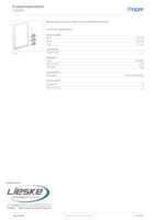 Datasheet for Hager FZ011B, EAN: 3250612777662