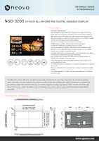 Datasheet for AG neovo ND323011M0000, EAN: 4710739598070