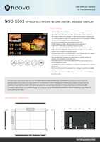 Datasheet for AG neovo ND553011M0000, EAN: 4710739598094