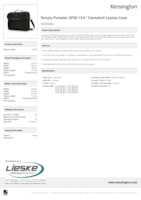 Datasheet for Kensington K62560EU, EAN: 0085896625605