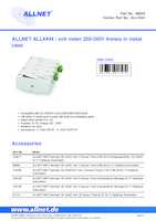 Datasheet for Allnet ALL4444, EAN: 4038816017574