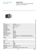 Datasheet for Schneider Electric XB4BW35B5, EAN: 3389110892062