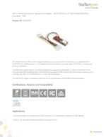 Datasheet for Startech.com IDE2SAT2, EAN: 0065030852258