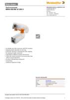 Datasheet for Weidmüller 9054080000, EAN: 4008190022150
