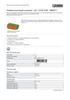 Datenblatt zu Phoenix Contact 1883271, EAN: 4017918157739