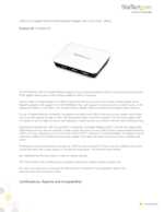 Datasheet for Startech.com ST3300U3S, EAN: 0065030849777
