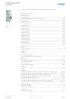 Datenblatt zu Hager MBS106, EAN: 3250614314704