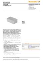 Datasheet for Weidmüller 9526990000, EAN: 4032248019038