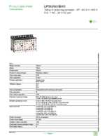 Datasheet for Schneider Electric LP5K0901BW3, EAN: 3389110501650