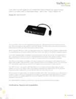 Datasheet for Startech.com HB30C3AGEPD, EAN: 0065030867917