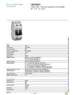 Datasheet for Schneider Electric GB2DB09, EAN: 3389110865479
