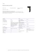 Datasheet for Zebra LS2208-SR20007R
