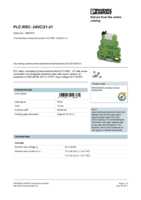 Datenblatt zu Phoenix Contact 2967073, EAN: 4017918156381