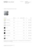 Datenblatt zu Gira 210126, EAN: 4010337048237