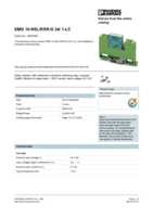 Datasheet for Phoenix Contact 2942108, EAN: 4017918080594