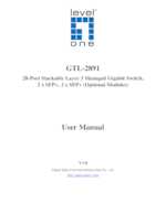 Datasheet for LevelOne GTL-2891, EAN: 4015867199015