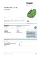 Datasheet for Phoenix Contact 2315243, EAN: 4046356313087