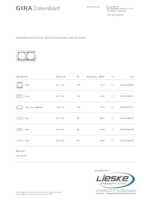 Datenblatt zu Gira 0212726, EAN: 4010337068716