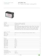 Datasheet for APC APCRBC106, EAN: 0731304244400