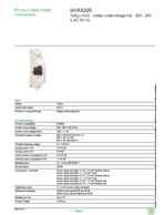Datasheet for Schneider Electric GVAX225, EAN: 3389110346107