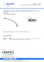 Datasheet for Allnet ANT-PIG-RSMA-F90°-N-F-40, EAN: 4038816015723