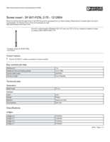 Datenblatt zu Phoenix Contact 1212604, EAN: 4046356590273