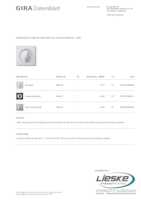 Datenblatt zu Gira 066666, EAN: 4010337666660