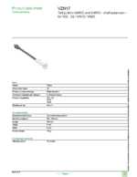 Datasheet for Schneider Electric VZN17, EAN: 3389110787252