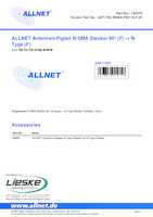 Datasheet for Allnet ANT-PIG-RSMA-F90°-N-F-25, EAN: 4038816015716