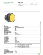 Datasheet for Schneider Electric ZB5AA5, EAN: 3389110904734