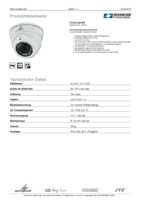 Datasheet for MONACOR TVCCD-390/WS, EAN: 4007754228663