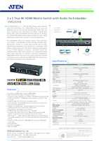Datasheet for Aten VM0202HB, EAN: 4710469340024