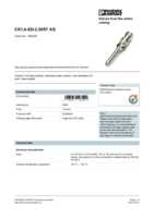 Datasheet for Phoenix Contact 1663381, EAN: 4017918123192