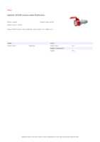 Datasheet for Legrand 555109, EAN: 3245065551099