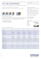 Datasheet for Epson C13T07144012, EAN: 8715946360423
