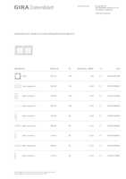Datenblatt zu Gira 109203, EAN: 4010337092032