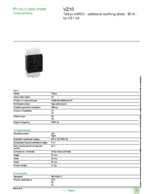 Datasheet for Schneider Electric VZ15, EAN: 3389110551945