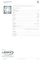 Datasheet for Berker 14121404, EAN: 4011334226949
