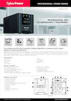 Datasheet for CyberPower PR750ELCDGR, EAN: 4712856274325
