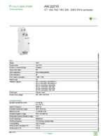 Datasheet for Schneider Electric A9C22715, EAN: 3606480088551