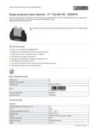 Datasheet for Phoenix Contact 2920010, EAN: 4046356154024